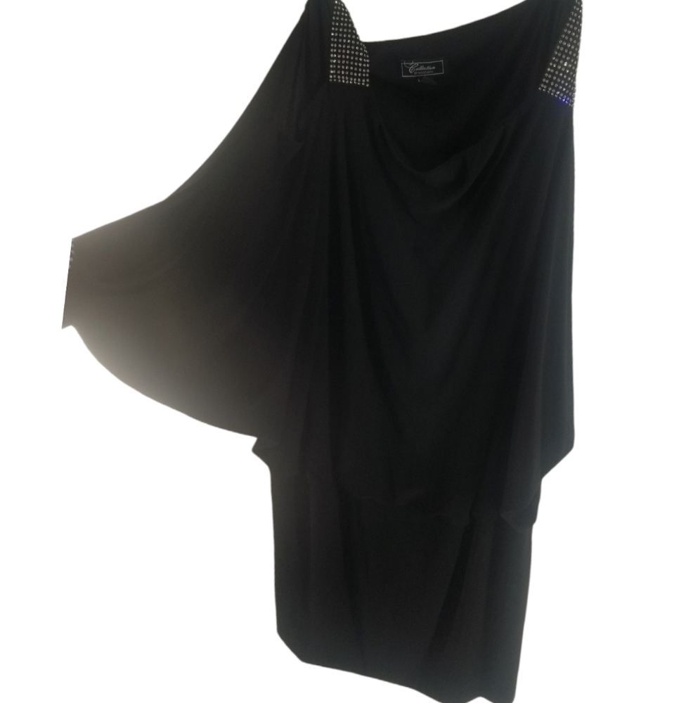 Dressbarn collection party dress 18W black sparkly